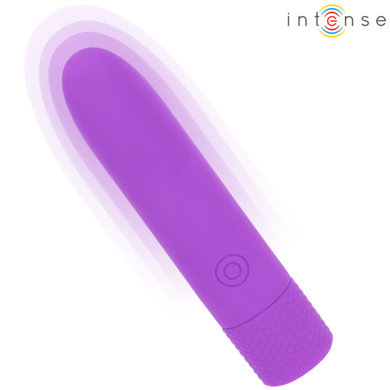 INTENSE – SYMONE VIBRATÓRIO BULLET RECARREGÁVEL USB 8 VIBRAÇÕES ROXO 10 X 2,2 CM