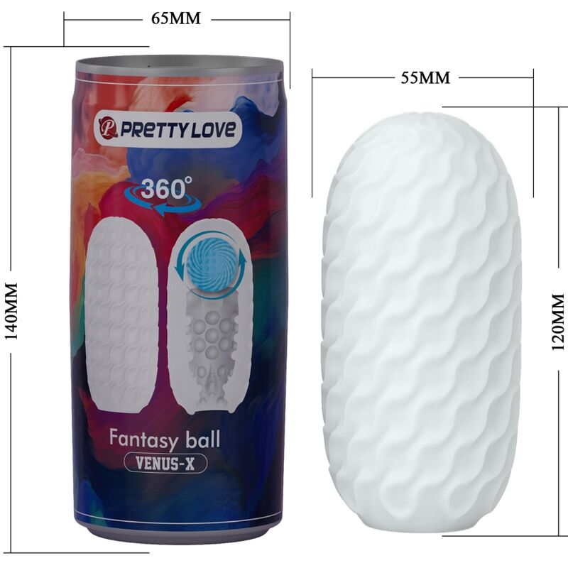 PRETTY LOVE - VENUS X MODELO 2 BRANCO DE MASTURBAÇÃO MASCULINA - Image 6
