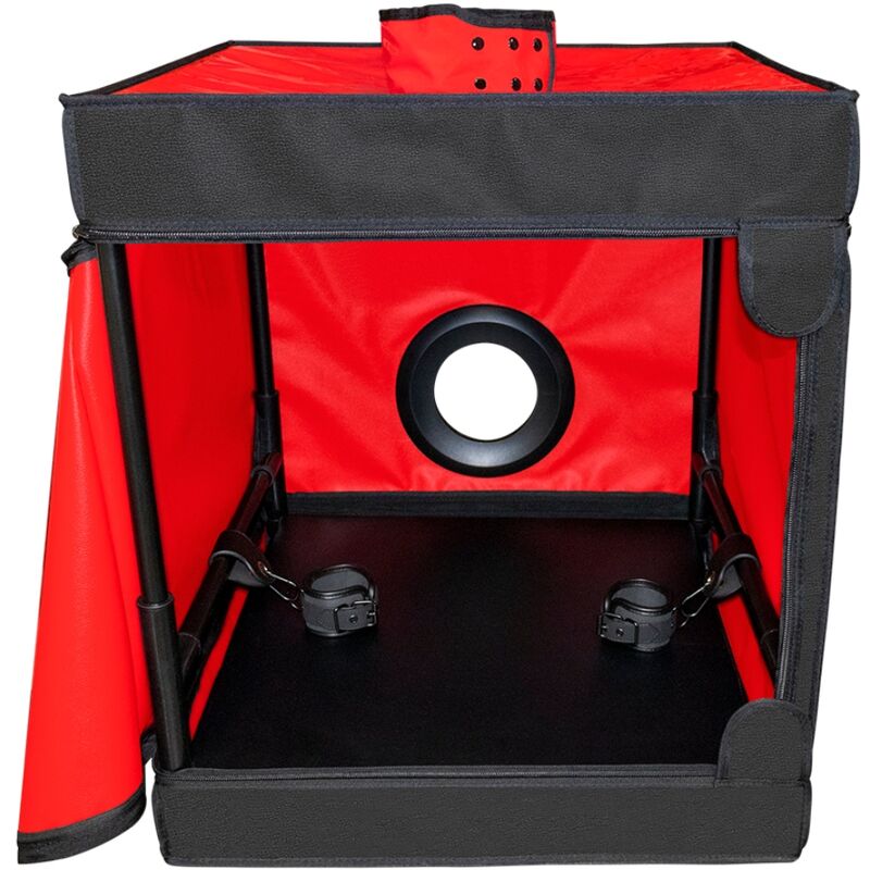 CÚPULA SECRETA – CABANA DO CLUBE KINK BUKKAKE PRETO E VERMELHO