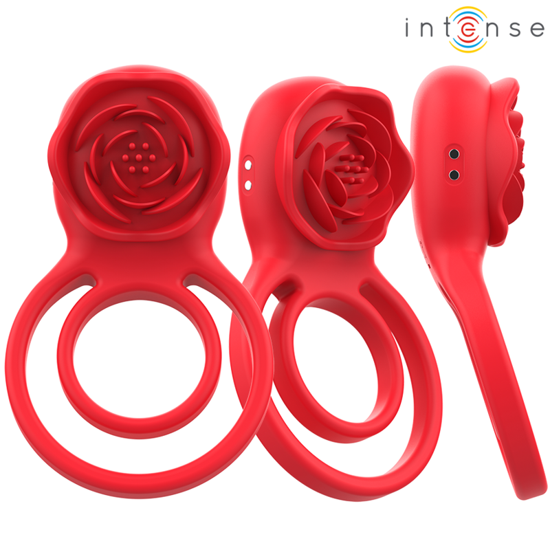 INTENSE - GAIL STIMULATOR ROSE 10 VIBRAÇÕES VERMELHO CONTROLE REMOTO - Image 3