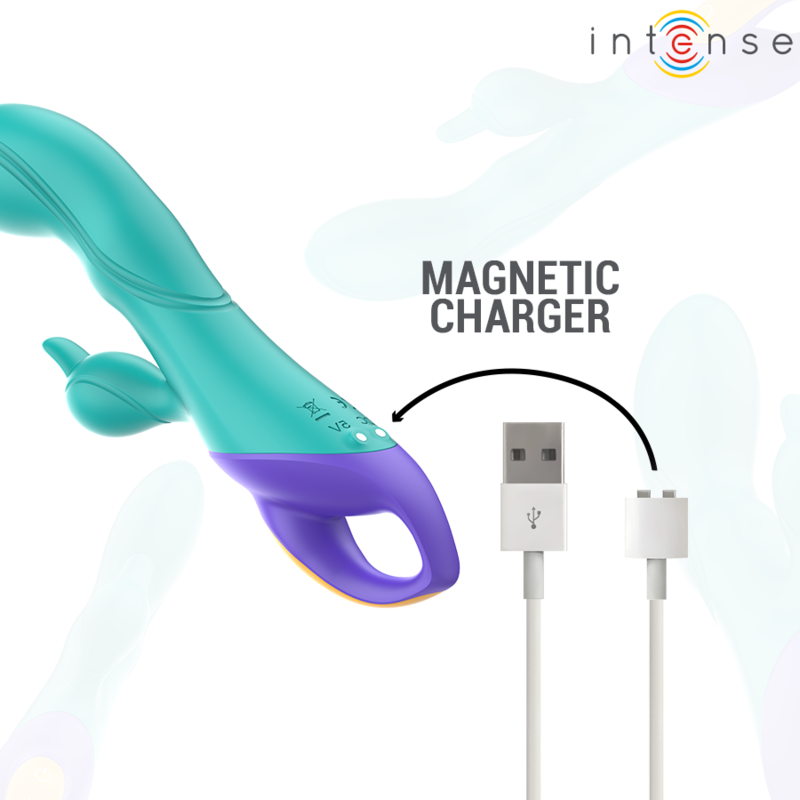 INTENSO - VIBRADOR FRED RABBIT AZUL - Image 5