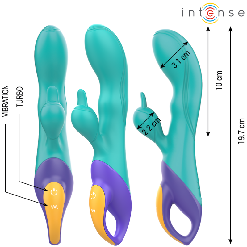 INTENSO – VIBRADOR FRED RABBIT AZUL