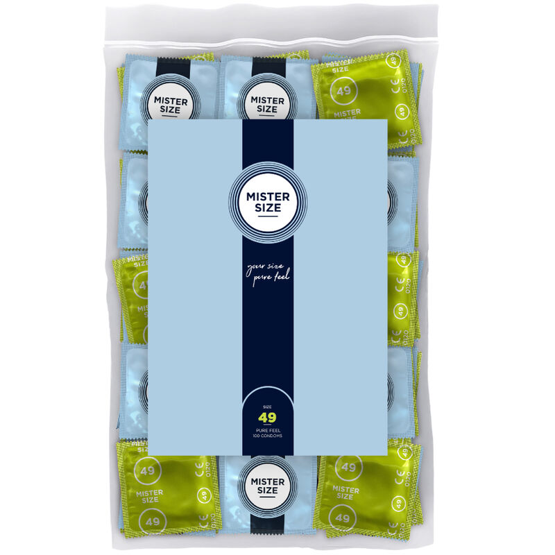 MISTER SIZE – CAMISINHA TAMANHO P 49 MM (100 UNIDADES)