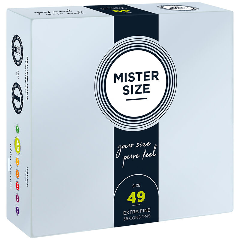 MISTER SIZE – CAMISINHA TAMANHO P 49 MM (36 UNIDADES)