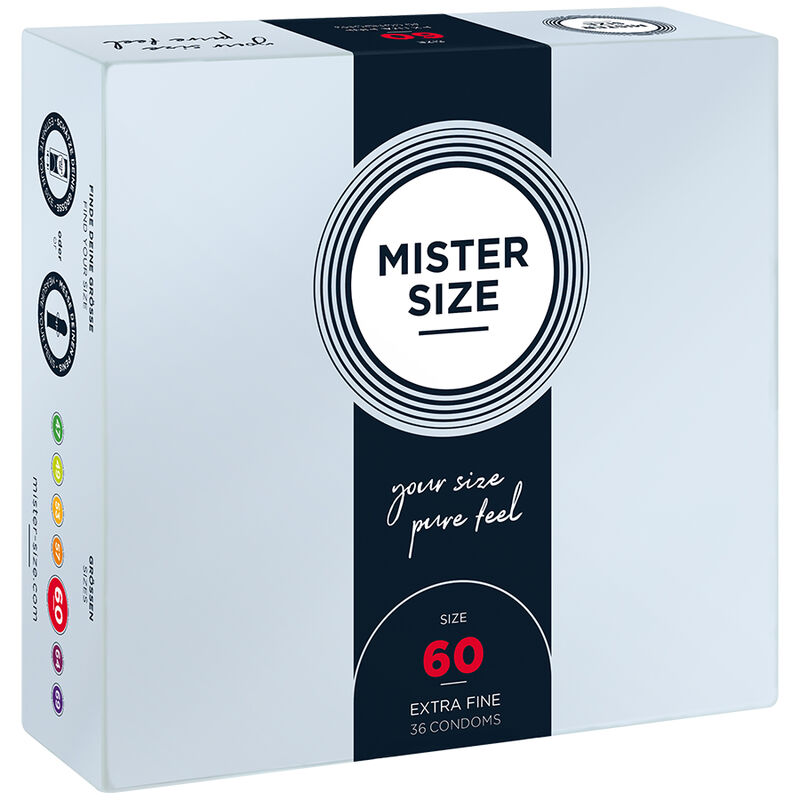 MISTER SIZE – CAMISINHA TAMANHO XL 60 MM (36 UNIDADES)