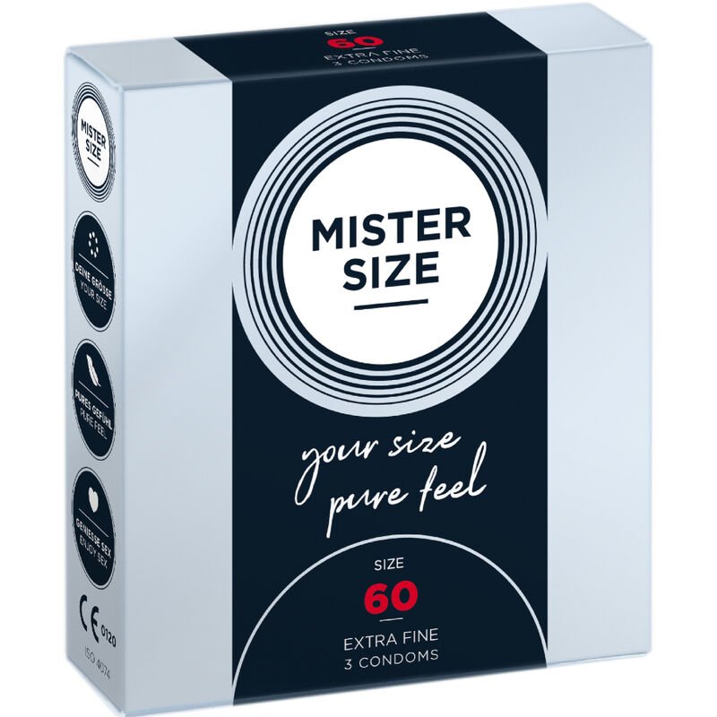 MISTER SIZE – CAMISINHA TAMANHO XL 60 MM (3 UNIDADES)