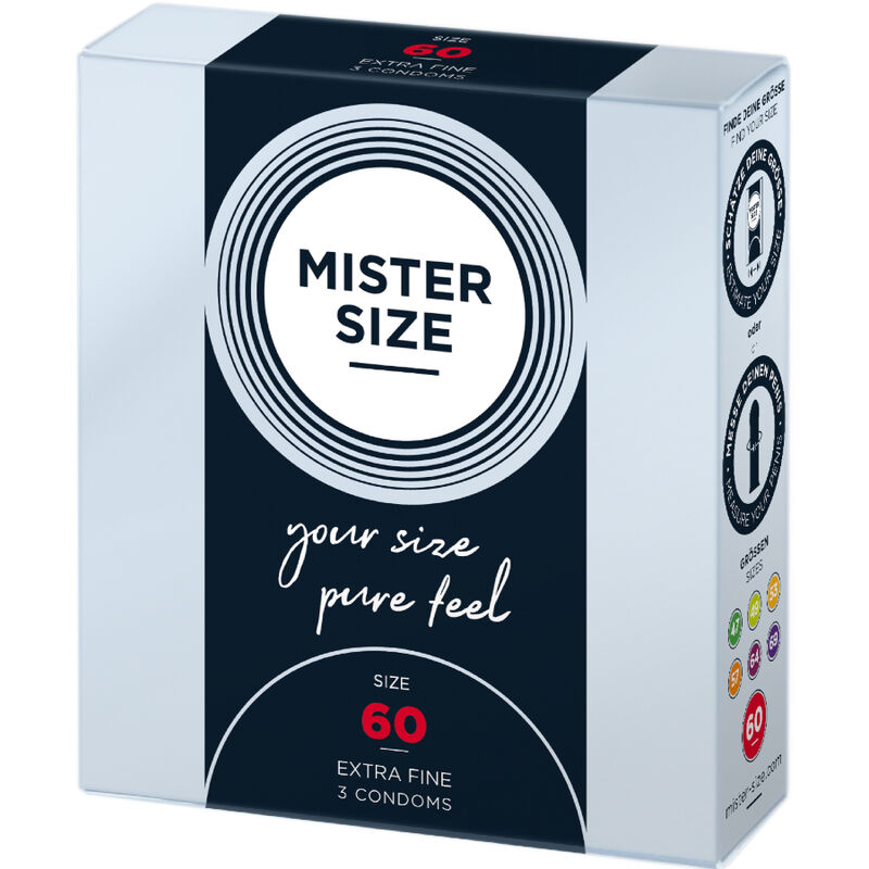 MISTER SIZE – CAMISINHA TAMANHO XL 60 MM (3 UNIDADES)