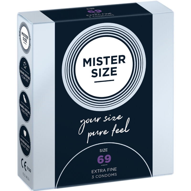 MISTER SIZE – CAMISINHAS TAMANHO XXXL 69 MM (3 UNIDADES)