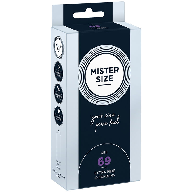 MISTER SIZE – CAMISINHAS TAMANHO XXXL 69 MM (10 UNIDADES)