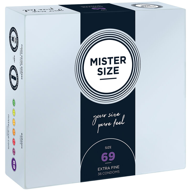 MISTER SIZE – CAMISINHAS TAMANHO XXXL 69 MM (36 UNIDADES)