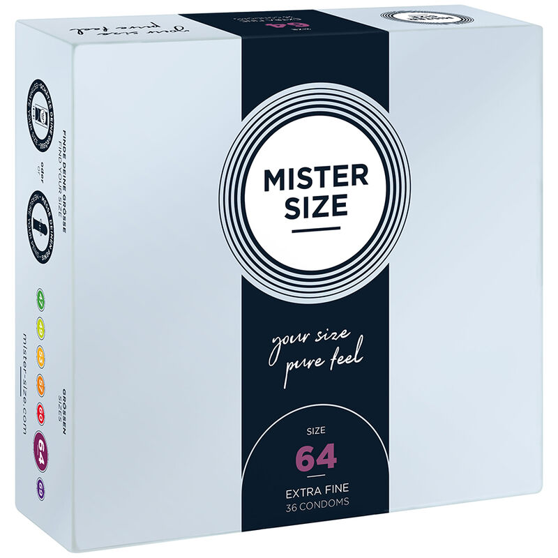 MISTER SIZE – CAMISINHAS TAMANHO XXL 64 MM (36 UNIDADES)