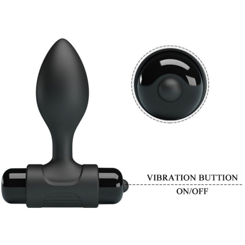 PRETTY LOVE - PLUG ANAL VIBRA BUTT COM 10 VIBRAÇÕES PRETO - Image 5