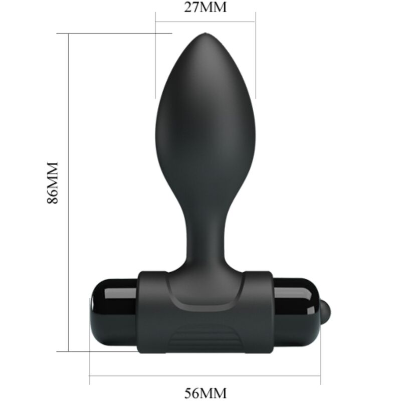 PRETTY LOVE - PLUG ANAL VIBRA BUTT COM 10 VIBRAÇÕES PRETO - Image 7