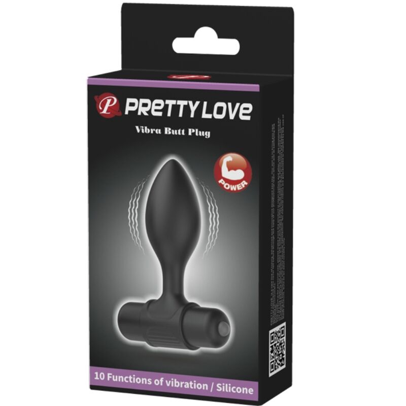 PRETTY LOVE - PLUG ANAL VIBRA BUTT COM 10 VIBRAÇÕES PRETO - Image 8