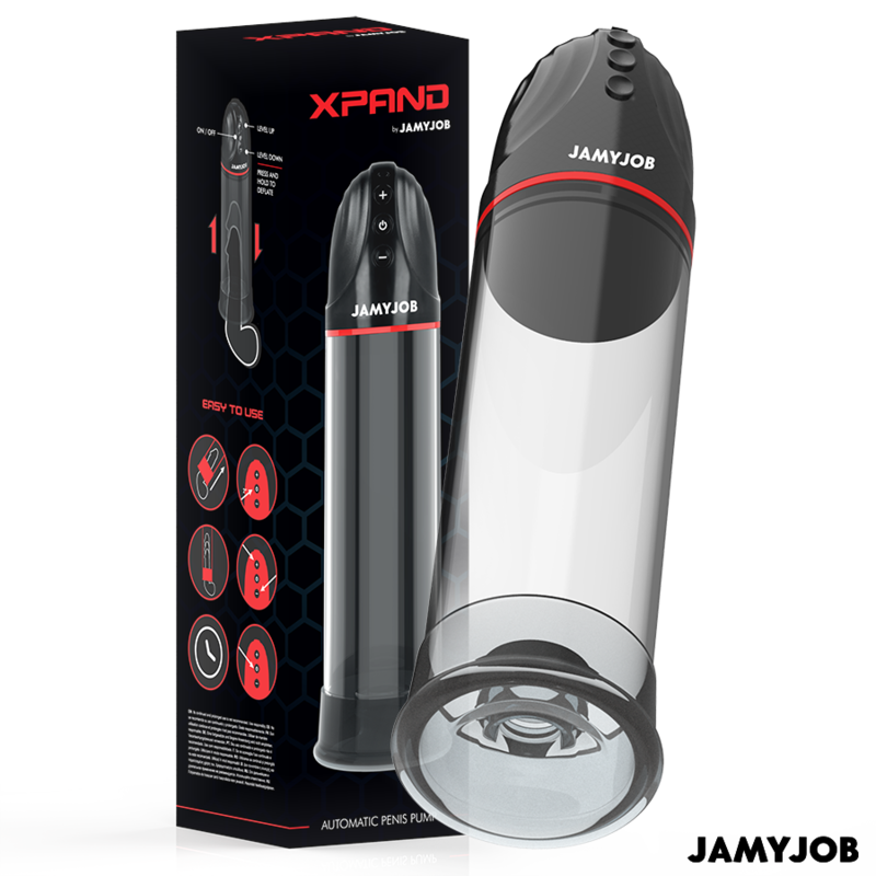 JAMYJOB - BOMBA AUTOMÁTICA XPAND COM 3 NÍVEIS DE SUCÇÃO CINZA - Image 2