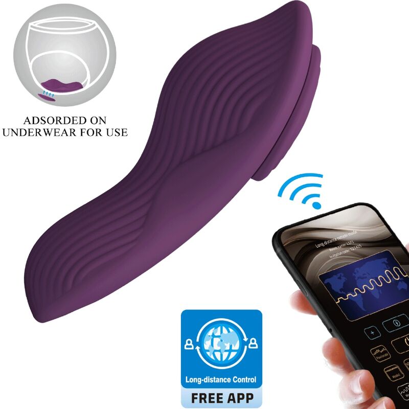 PRETTY LOVE – MASSAGEADOR DE CLITÓRIS MANE LAY ON COM 10 VIBRAÇÕES E CONTROLE REMOTO – ROXO