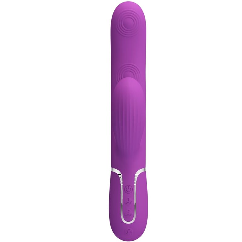 PRETTY LOVE – PERLITA 3 EM 1 VIBRADOR MULTIFUNCIONAL COELHO ROXO