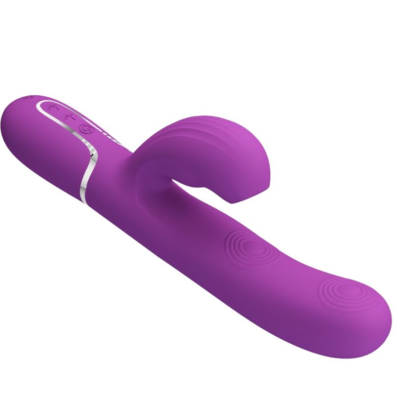 PRETTY LOVE - PERLITA 3 EM 1 VIBRADOR MULTIFUNCIONAL COELHO ROXO - Image 4