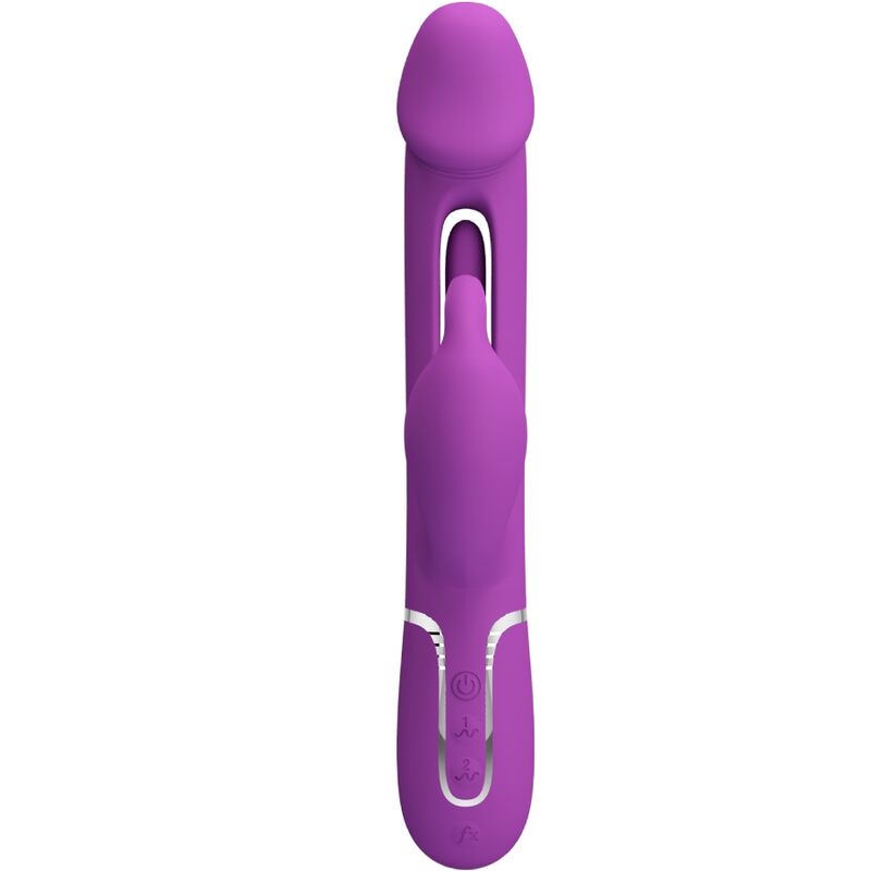 PRETTY LOVE – KAMPAS 3 EM 1 VIBRADOR MULTIFUNCIONAL COELHO ROXO