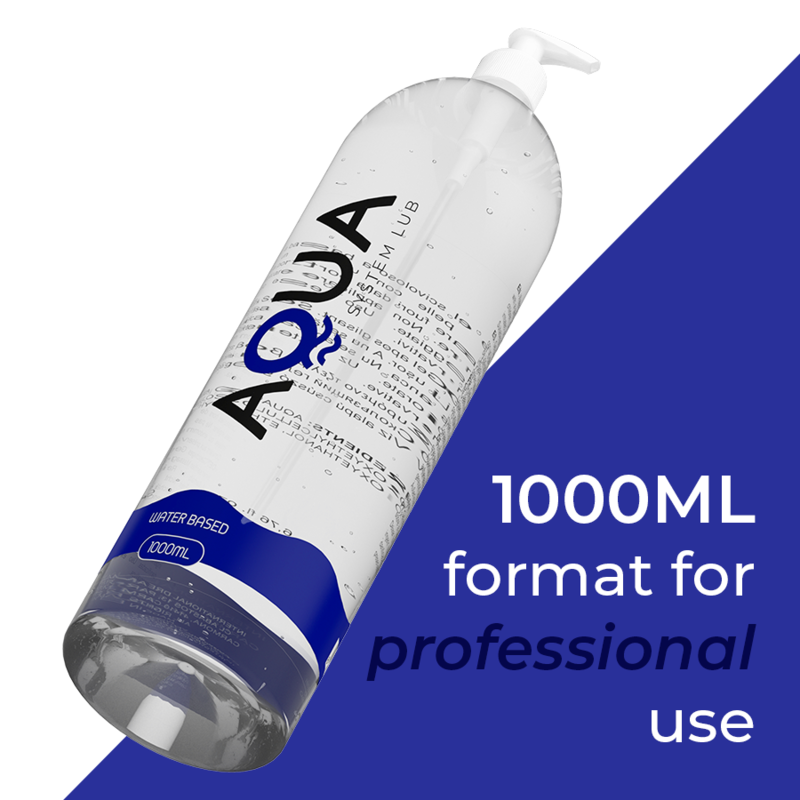 AQUA QUALITY – LUBRIFICANTE À BASE DE ÁGUA 1000 ML