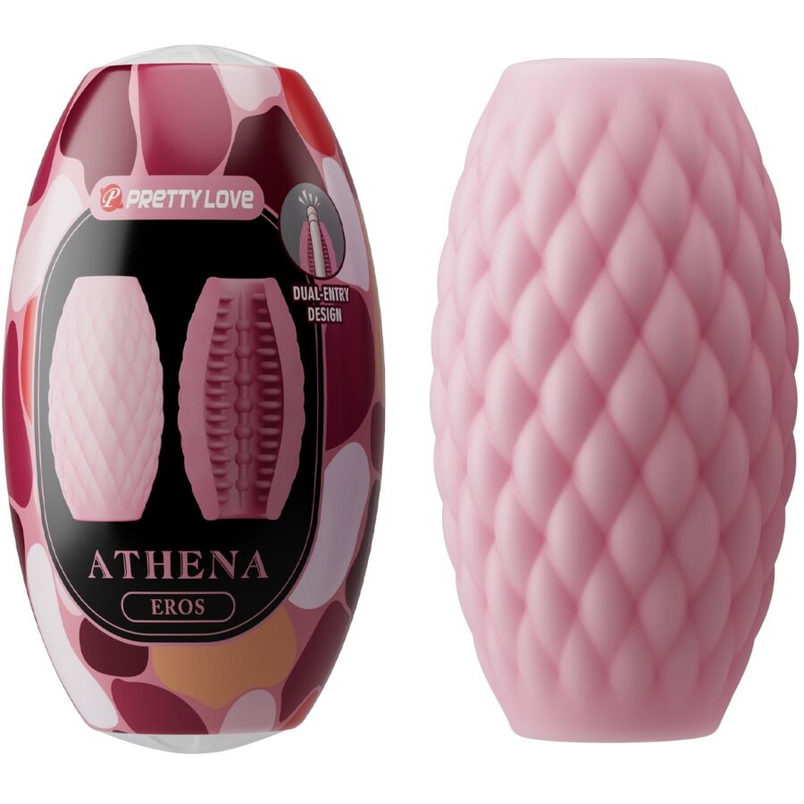 PRETTY LOVE – ATHENA EROS MASTURBADOR MASCULINO DE SILICONE ROSA
