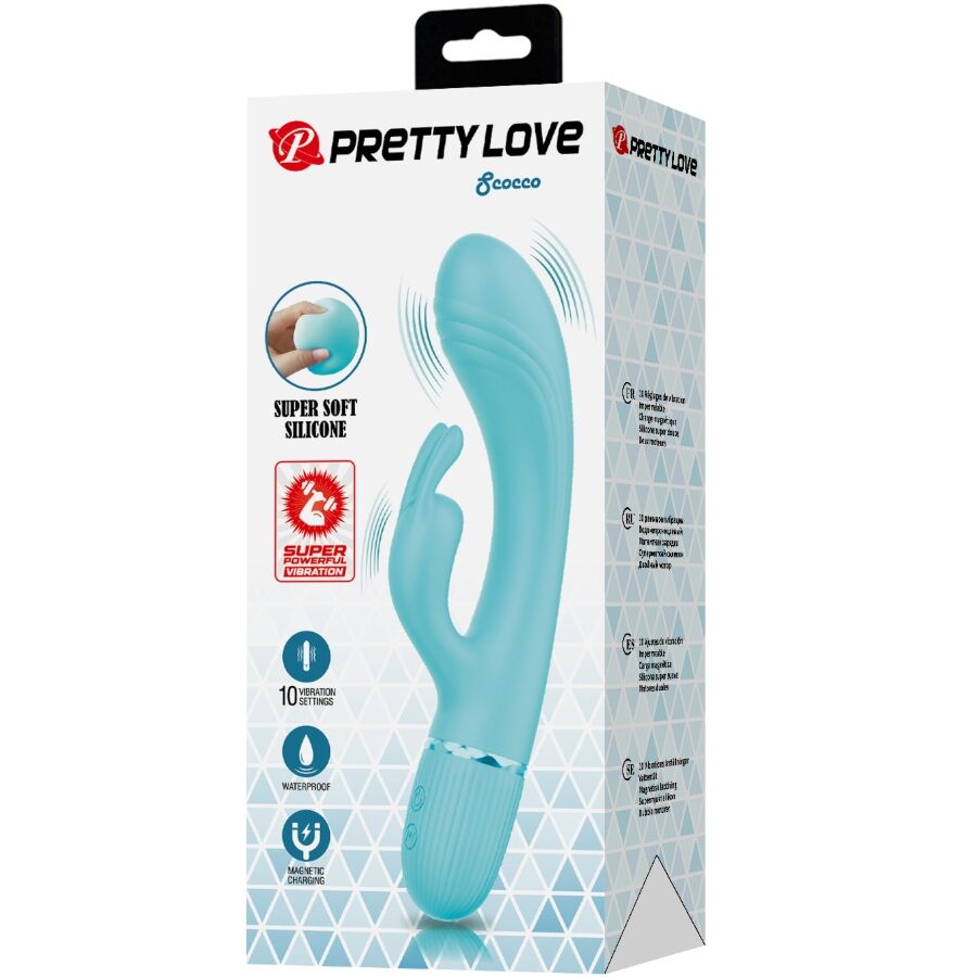 PRETTY LOVE - VIBRATOR SCOCCO RABBIT TURQUESA - Image 11
