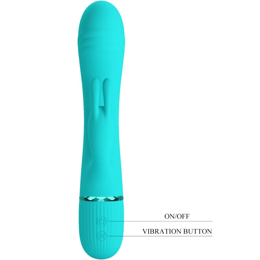 PRETTY LOVE - VIBRATOR SCOCCO RABBIT TURQUESA - Image 9