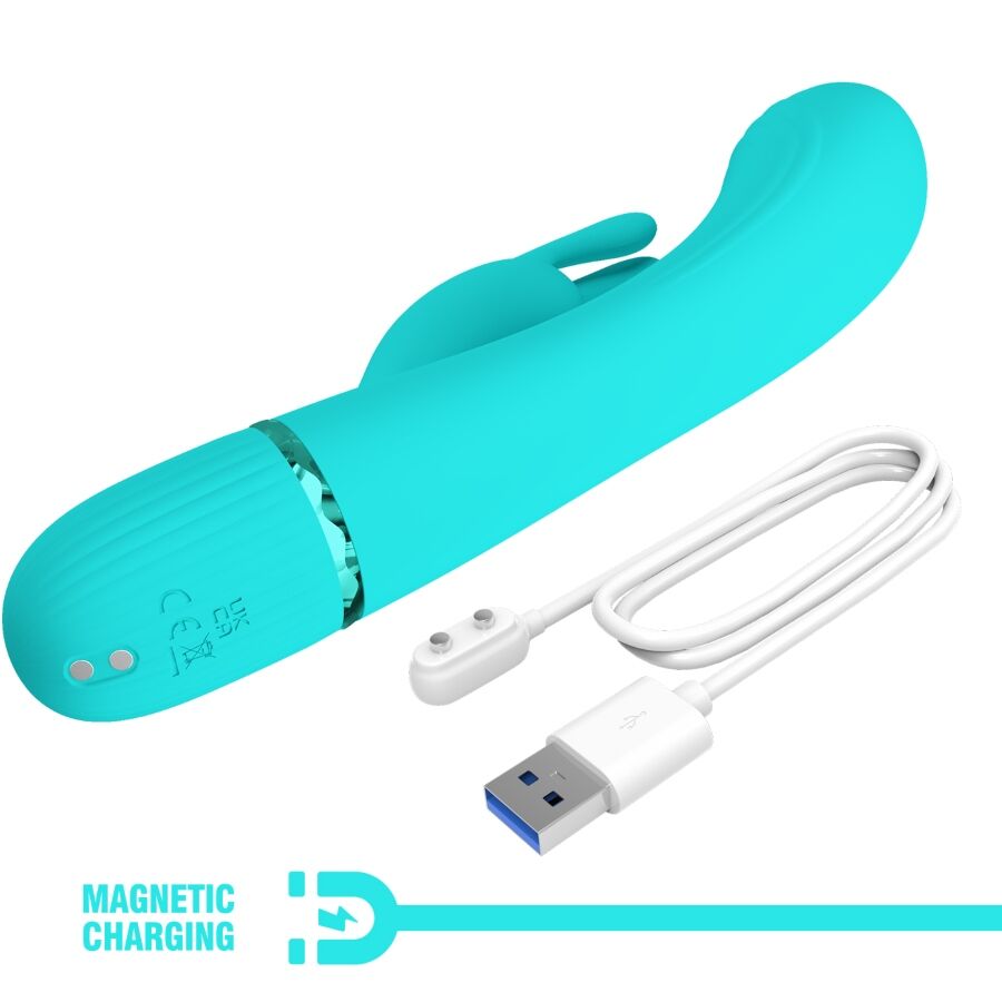 PRETTY LOVE - VIBRATOR SCOCCO RABBIT TURQUESA - Image 10