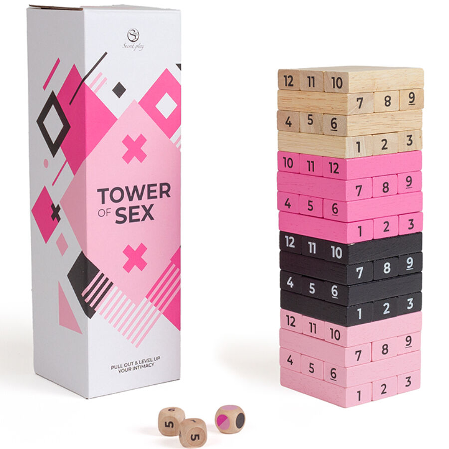 SECRETPLAY – JOGO DE MADEIRA TORRE DO SEXO