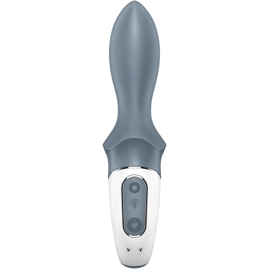 SATISFYER - BOMBA DE AR BOOTY 1 VIBRADOR ANAL INFLÁVEL CINZA - Image 3