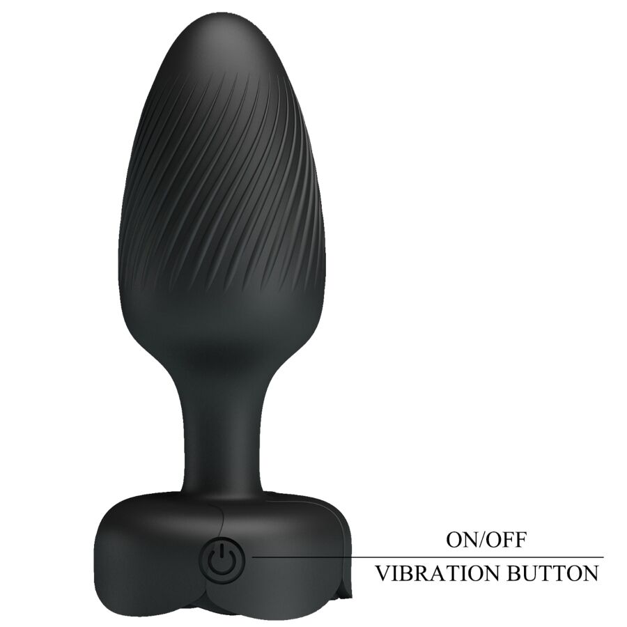 PRETTY LOVE - PLUG ANAL VARIAN COM LUZ LED PRETO 10,8 CM - Image 8
