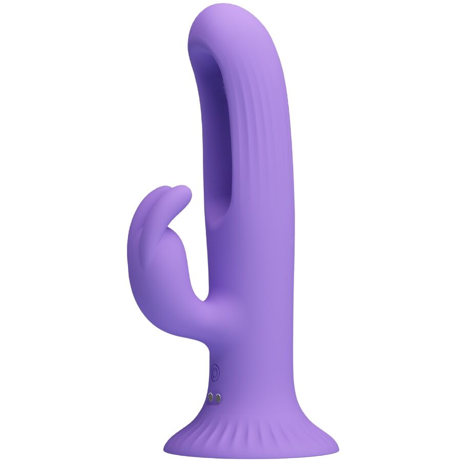 PRETTY LOVE – VIBRADOR RABBIT KILLMOULIS COM 12 MODOS DE VIBRAÇÃO ROXO