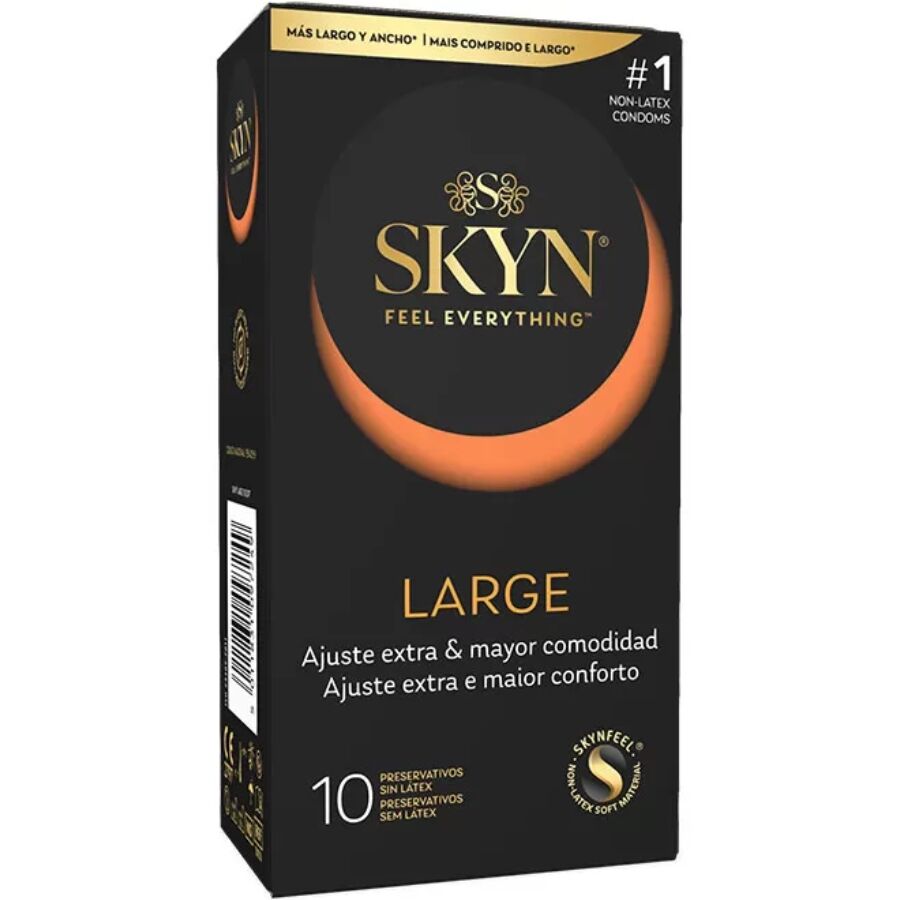 SKYN – CAMISINHAS GRANDES COM AJUSTE EXTRA – 10 UNIDADES