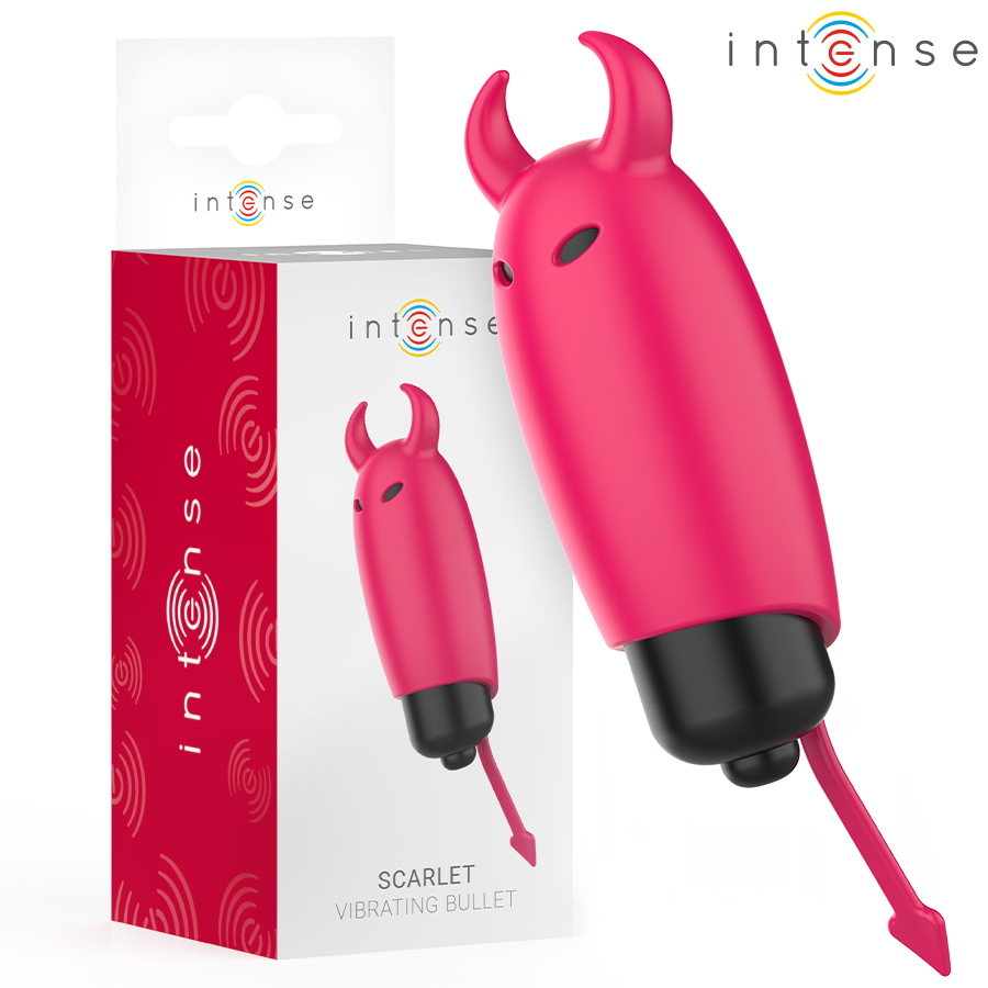 INTENSE – BALA VIBRATÓRIA ESCARLATE RED DEMON 9,3 X 2,4 CM