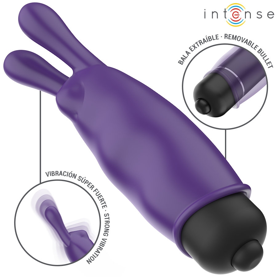 INTENSE - VIBRATÓRIO BULLET ROXO MÍSTICO 8,7 X 2,4 CM - Image 4