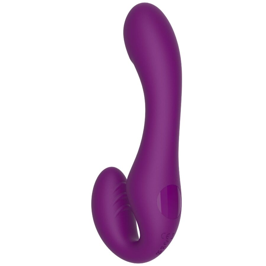 XOCOON - Vibrador 2 em 1 sem alças com controle remoto, roxo - Image 6