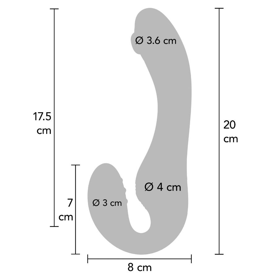 XOCOON - Vibrador 2 em 1 sem alças com controle remoto, roxo - Image 15