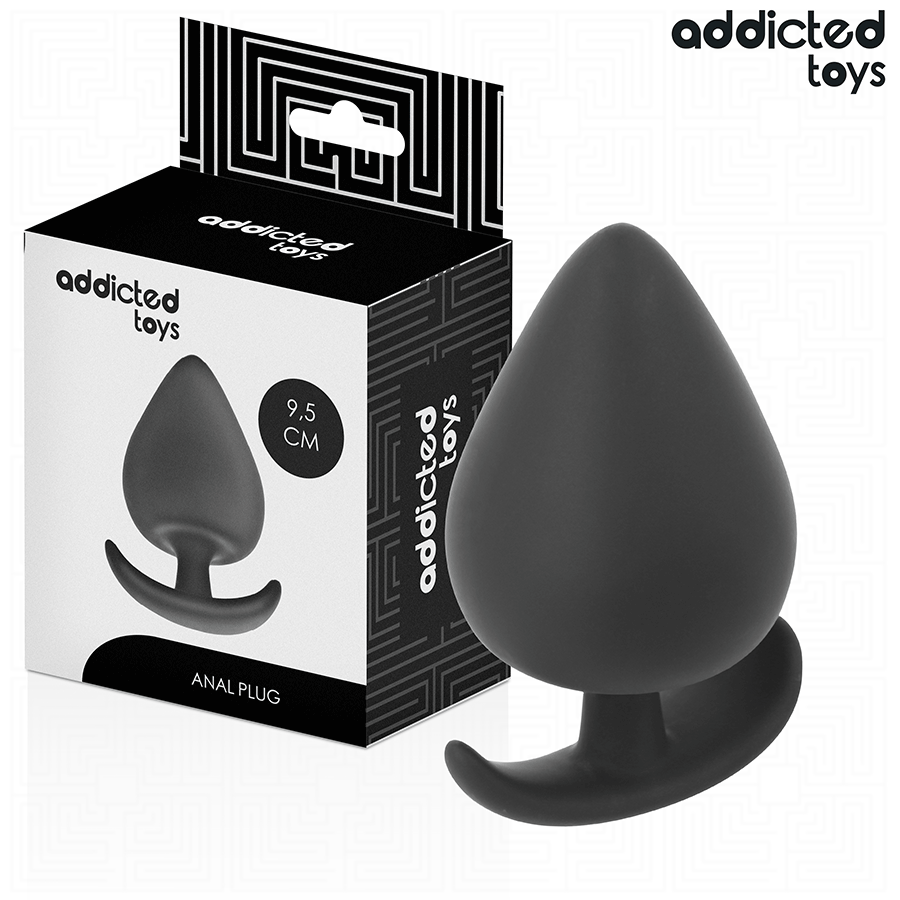 ADDICTED TOYS – PLUG ANAL DE SILICONE TAMANHO XL 9,5 CM