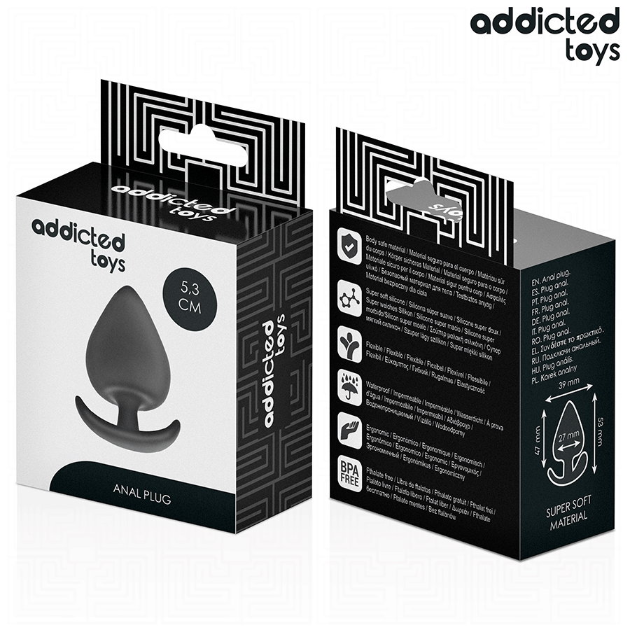 ADDICTED TOYS - PLUG ANAL DE SILICONE TAMANHO P 5,3 CM - Image 7