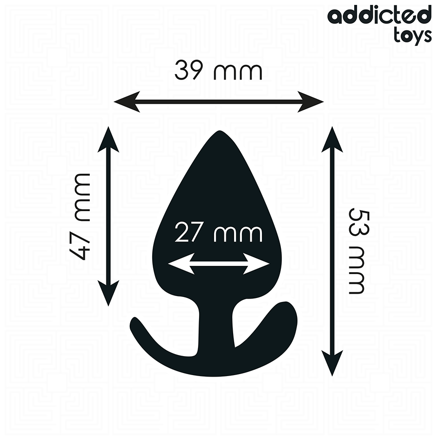 ADDICTED TOYS - PLUG ANAL DE SILICONE TAMANHO P 5,3 CM - Image 4