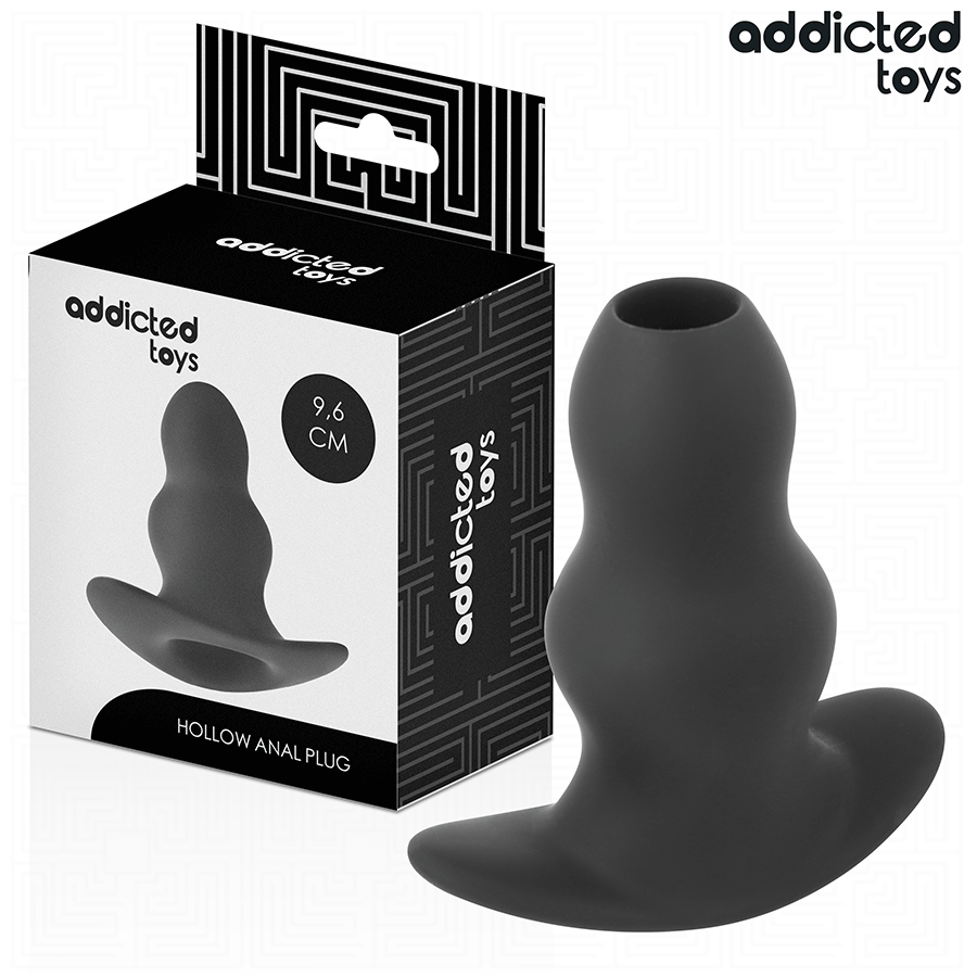ADDICTED TOYS - PLUG ANAL OCO DE SILICONE TAMANHO M 9,6 CM