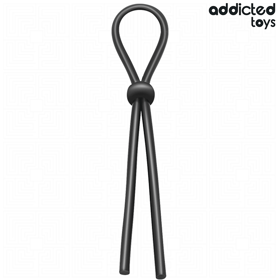 Brinquedos para viciados - Corda de silicone para pênis de laço único - Image 6