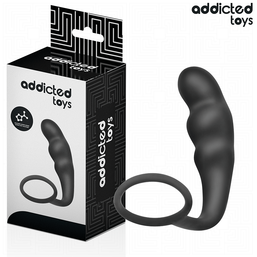 ADDICTED TOYS – PLUG ANAL COM ANEL DE SILICONE MODELO 4