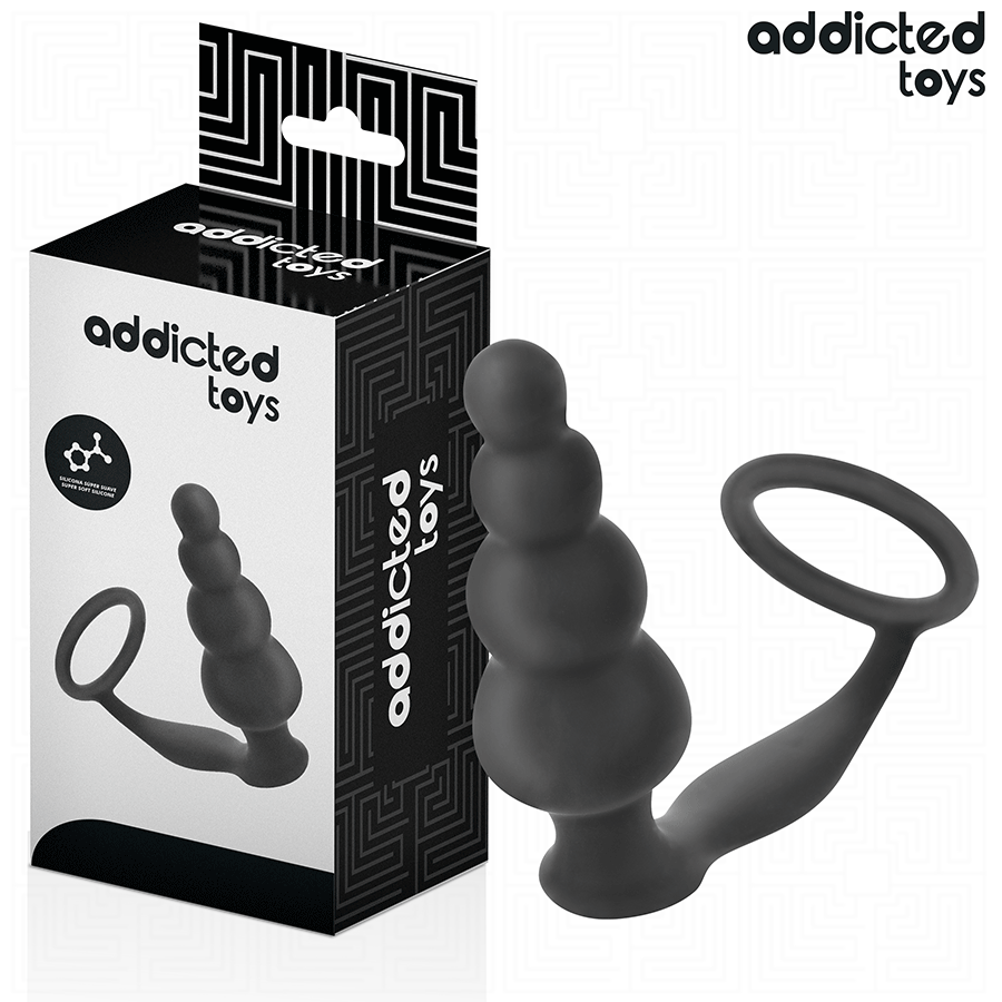 ADDICTED TOYS – PLUG ANAL COM ANEL DE SILICONE MODELO 5