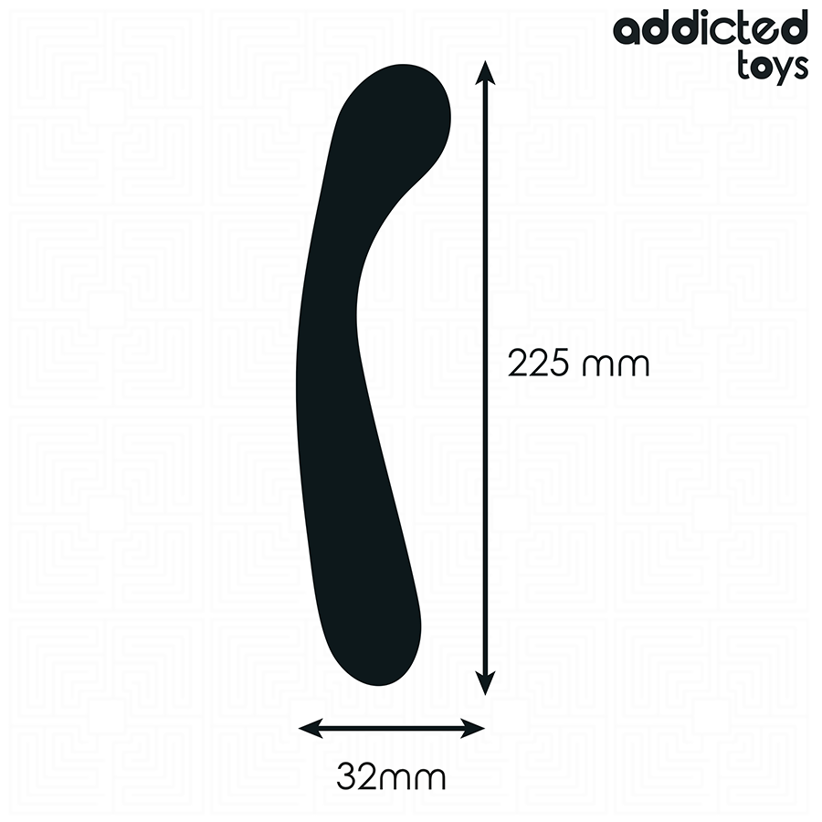 ADICTED TOYS - MASSAGEADOR ANAL DUPLO DE SILICONE 22,5 CM - Image 4