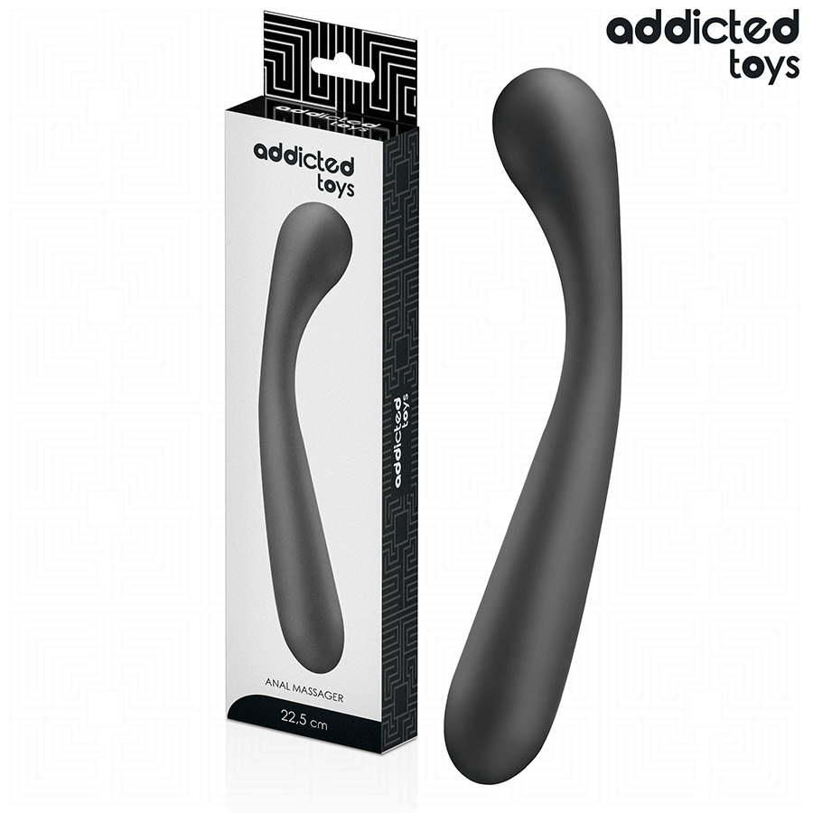 ADICTED TOYS - MASSAGEADOR ANAL DUPLO DE SILICONE 22,5 CM