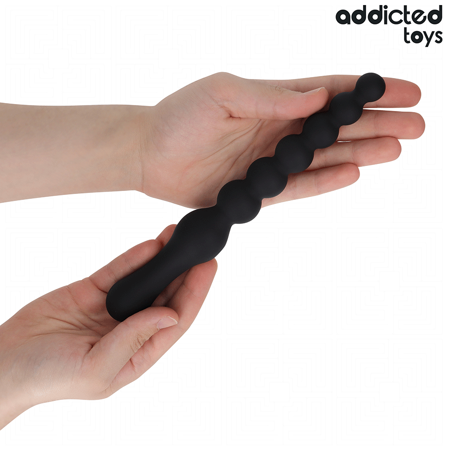 ADICTED TOYS – MASSAGEADOR ANAL DUPLO DE SILICONE 24 CM