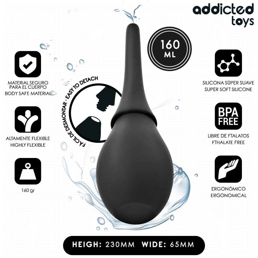 ADDICTED TOYS – LIMPADOR DE VIAGEM DE SILICONE MODELO 3