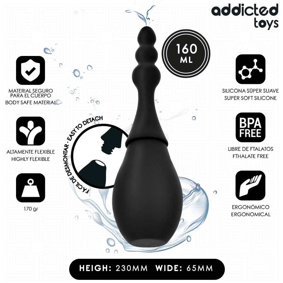 ADDICTED TOYS – LIMPADOR DE VIAGEM DE SILICONE MODELO 4