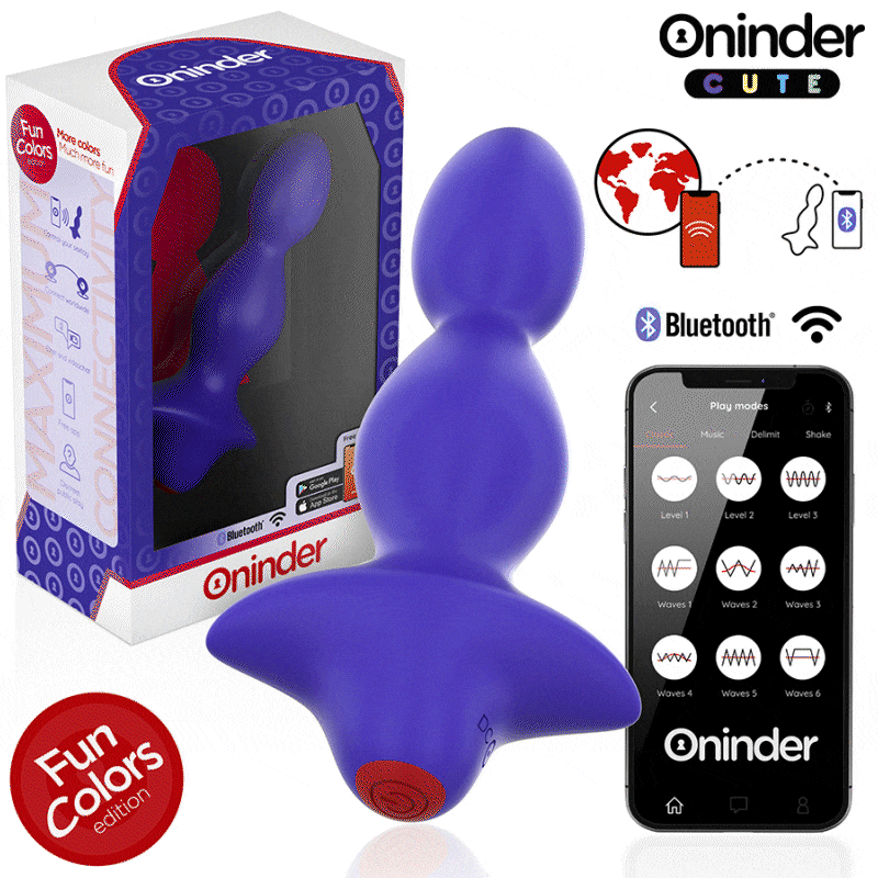 ONINDER CUTE – DILATADOR ANAL VIBRATÓRIO LOVE BUTT – APLICATIVO GRATUITO PARA TODO O MUNDO